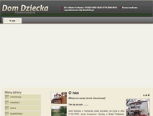 Tablet Screenshot of domdziecka-komarno.pl